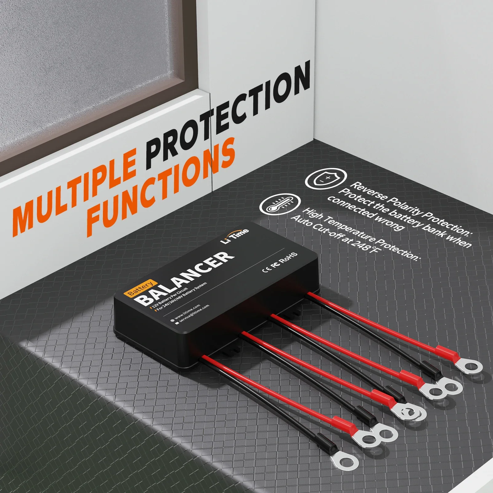 LiTime Battery Balancer for Series & Parallel Connected Batteries 4 LiTime Battery Balancer for Series & Parallel Connected Batteries