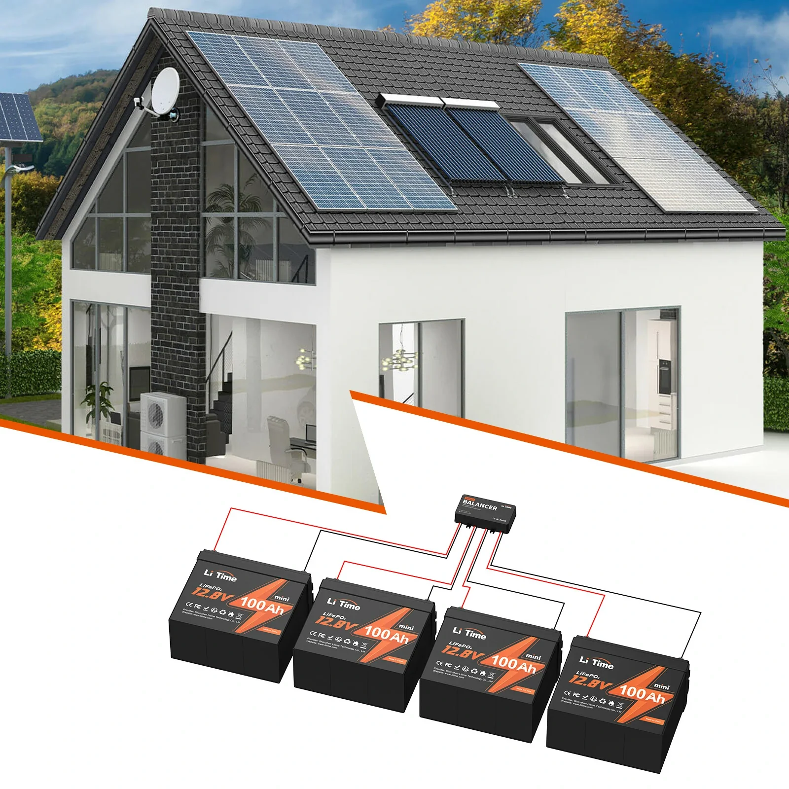 LiTime Battery Balancer for Series & Parallel Connected Batteries 7 LiTime Battery Balancer for Series & Parallel Connected Batteries