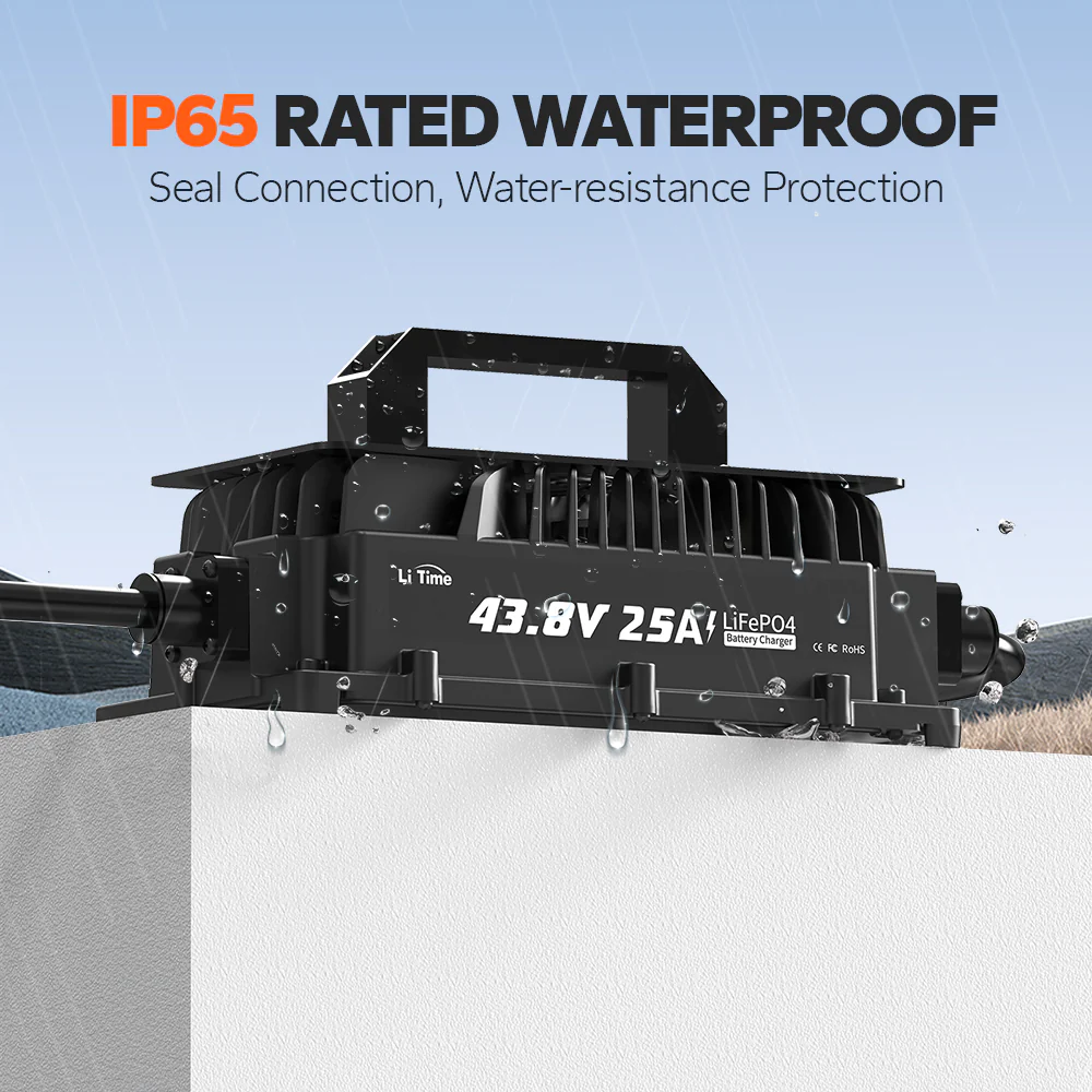 LiTime 36V (43.8V) 25A Lithium Golf Cart Waterproof Battery Charger 7 LiTime 36V (43.8V) 25A Lithium Golf Cart Waterproof Battery Charger