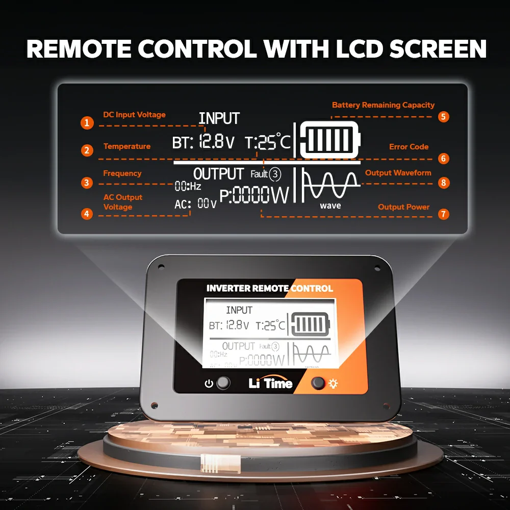 LiTime 2000 Watt 12V Pure Sine Wave Inverter 8 LiTime 2000 Watt 12V Pure Sine Wave Inverter