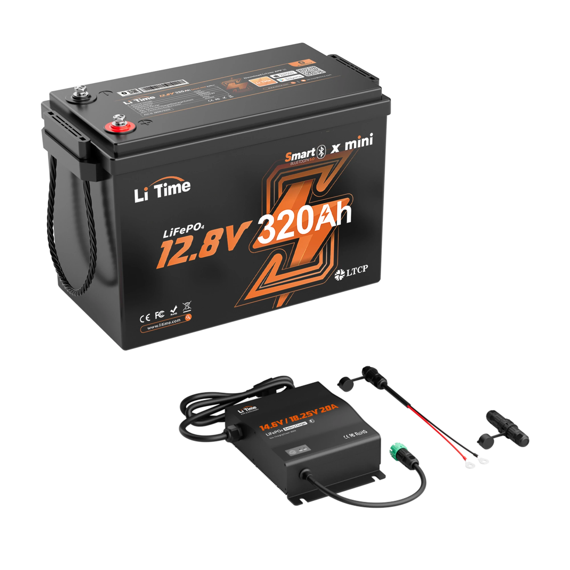 LiTime 12V Marine Power Solution for 0-2400W Electric Outboards and Trolling Motor 24 LiTime 12V Marine Power Solution for 0-2400W Electric Outboards and Trolling Motor