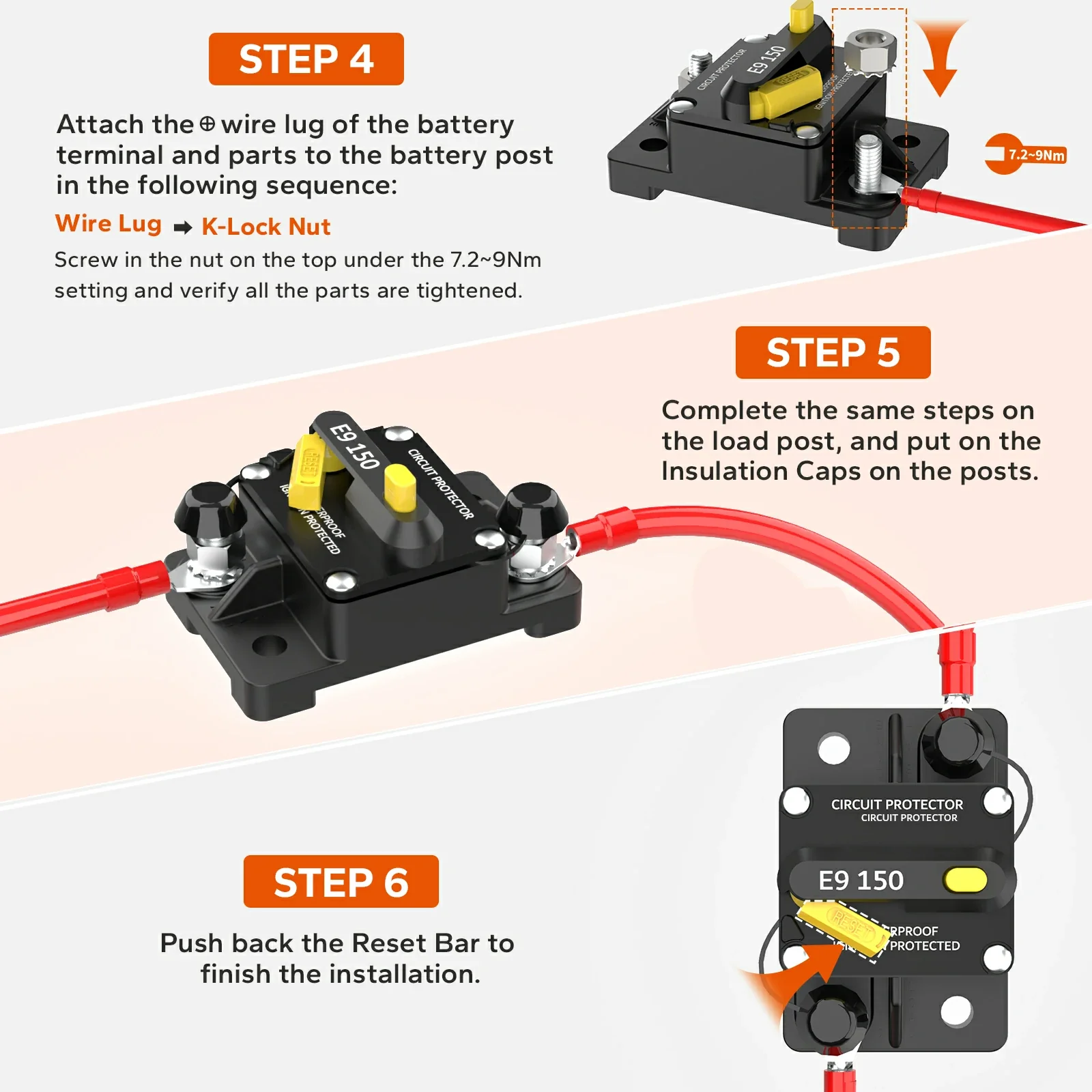 LiTime 150A Switchable Circuit Breaker for LiFePO4 Batteries
