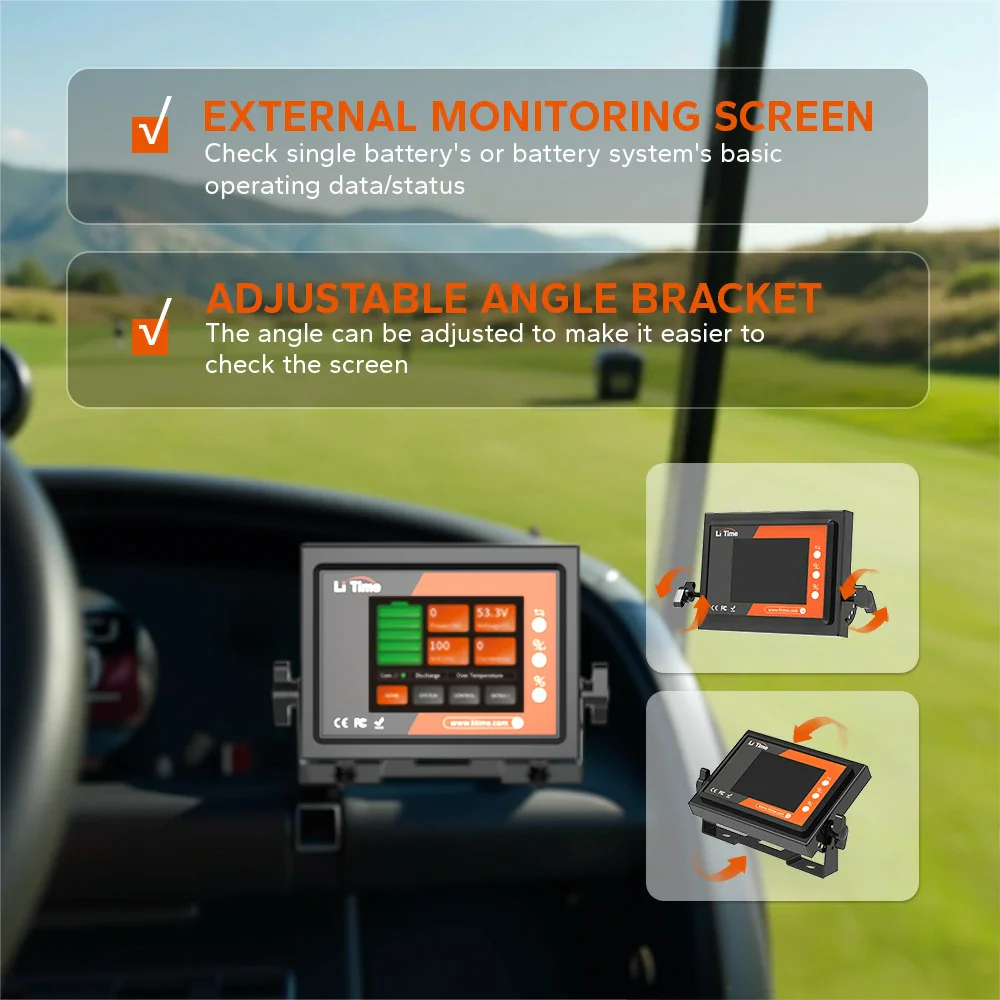 ✅Like New✅LiTime 48V 100Ah Golf Cart Metal Case Lithium Battery - 200A BMS & Real-Time Monitoring 8 ✅Like New✅LiTime 48V 100Ah Golf Cart Metal Case Lithium Battery - 200A BMS & Real-Time Monitoring