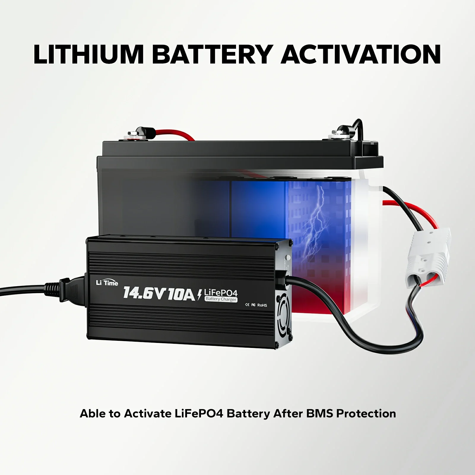 ✅Like New✅LiTime 12V (14.6V) 10A LiFePO4 Battery Charger 3 ✅Like New✅LiTime 12V (14.6V) 10A LiFePO4 Battery Charger