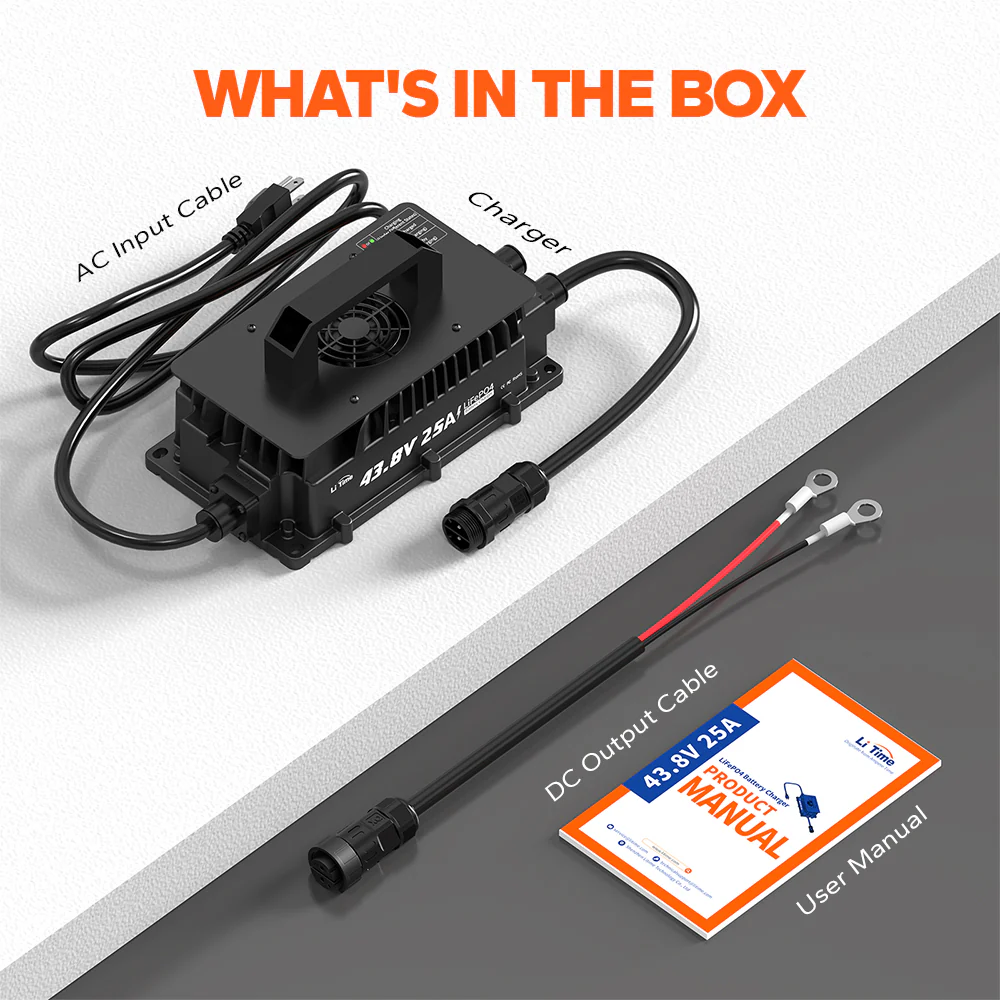 ✅Like New✅LiTime 36V (43.8V) 25A Lithium Golf Cart Waterproof Battery Charger 9 ✅Like New✅LiTime 36V (43.8V) 25A Lithium Golf Cart Waterproof Battery Charger