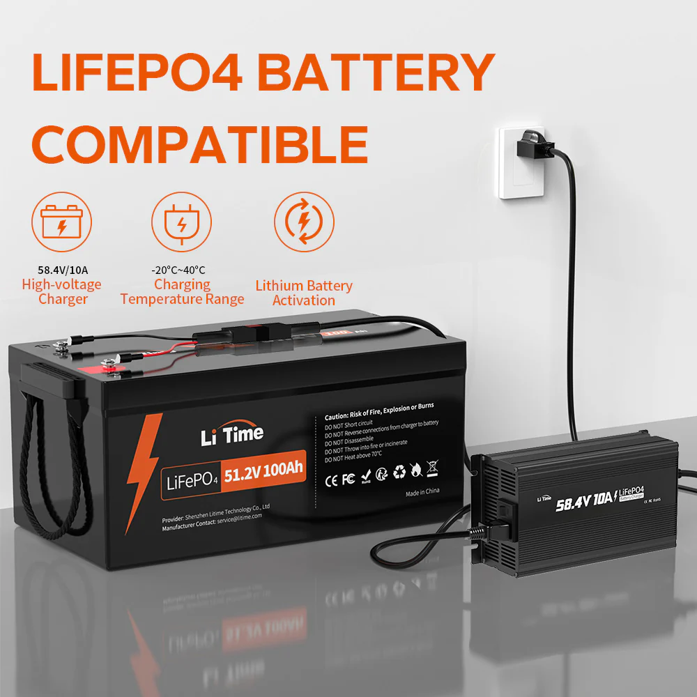 ✅Like New✅LiTime 48V (58.4V) 10A LiFePO4 Lithium Battery Charger 7 ✅Like New✅LiTime 48V (58.4V) 10A LiFePO4 Lithium Battery Charger