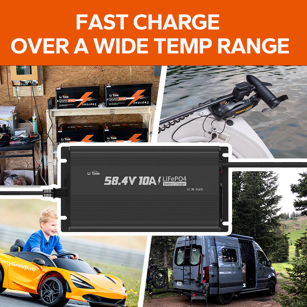 ✅Like New✅LiTime 48V (58.4V) 10A LiFePO4 Lithium Battery Charger 8 ✅Like New✅LiTime 48V (58.4V) 10A LiFePO4 Lithium Battery Charger