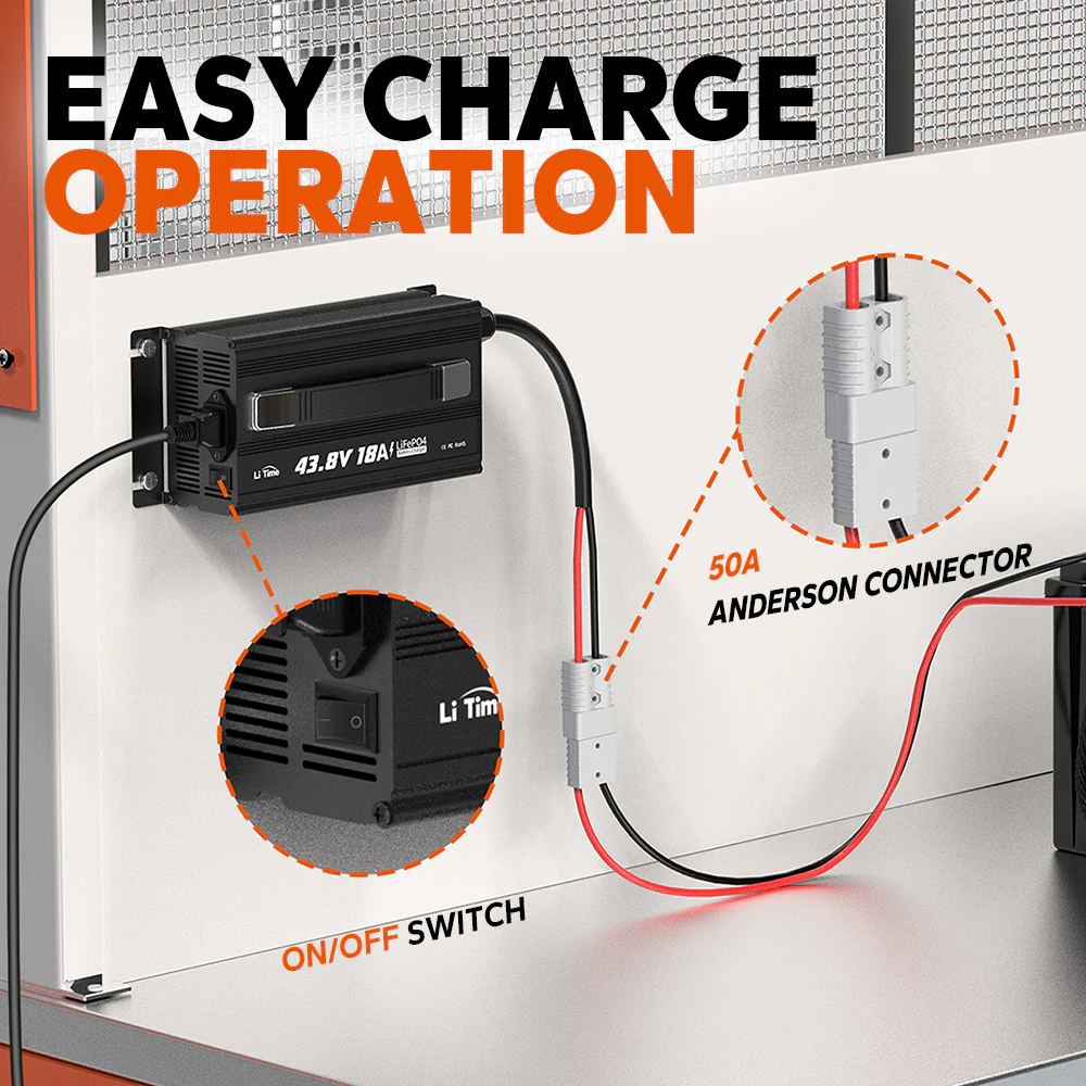 ✅Like New✅LiTime 36 Volt (43.8V) 18A LiFePO4 Lithium Golf Cart Battery Charger 6 ✅Like New✅LiTime 36 Volt (43.8V) 18A LiFePO4 Lithium Golf Cart Battery Charger