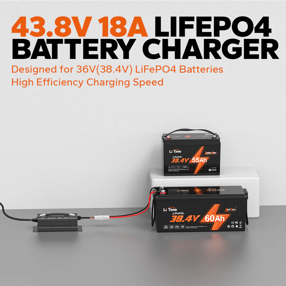 ✅Like New✅LiTime 36 Volt (43.8V) 18A LiFePO4 Lithium Golf Cart Battery Charger 7 ✅Like New✅LiTime 36 Volt (43.8V) 18A LiFePO4 Lithium Golf Cart Battery Charger