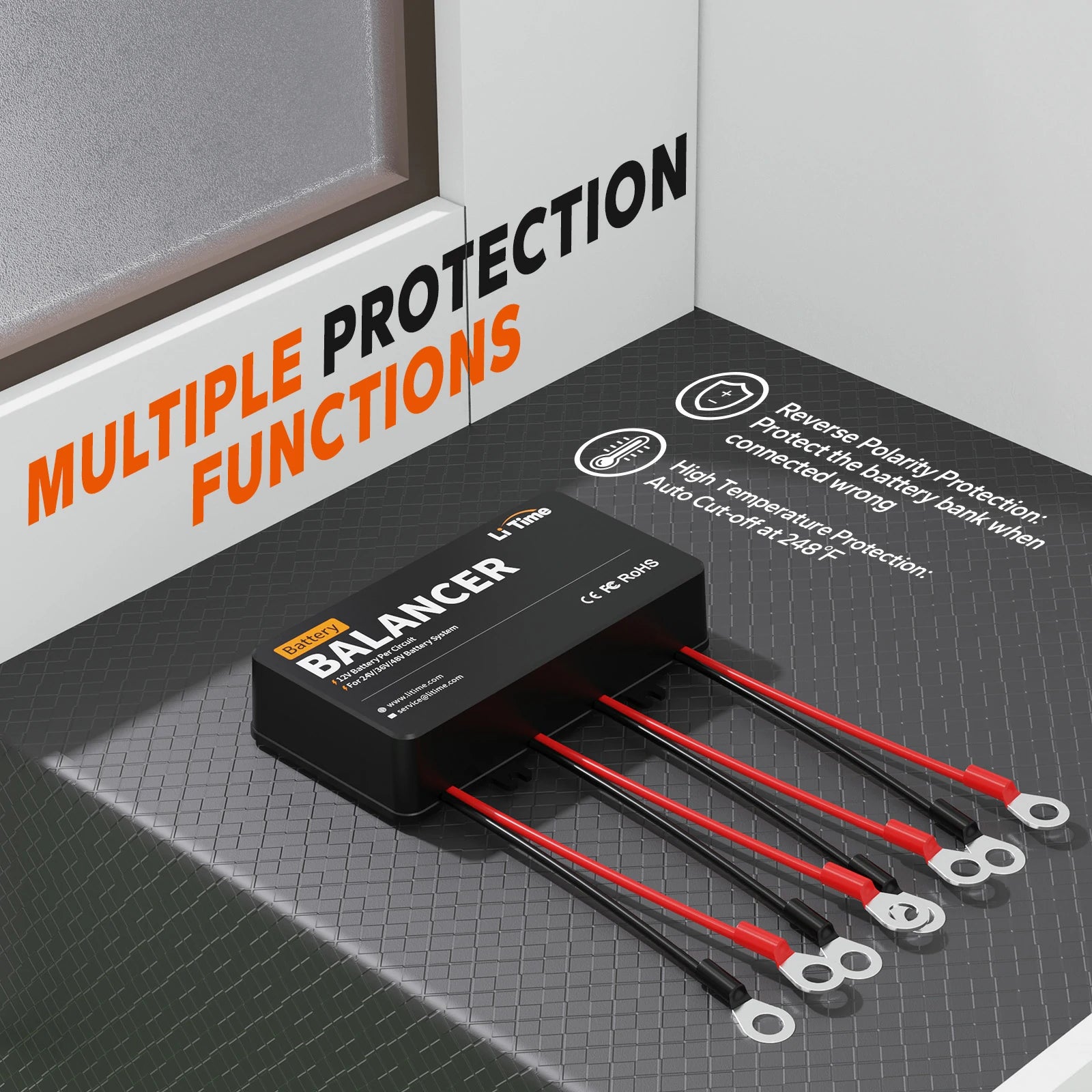 ✅Like New✅LiTime Battery Balancer for Series & Parallel Connected Batteries 4 ✅Like New✅LiTime Battery Balancer for Series & Parallel Connected Batteries