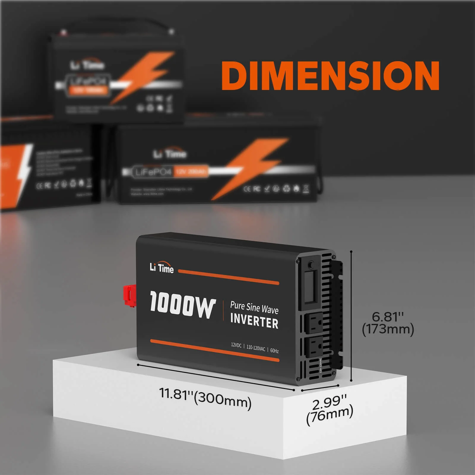 ✅Like New✅LiTime 1000 Watt 12V Pure Sine Wave Inverter