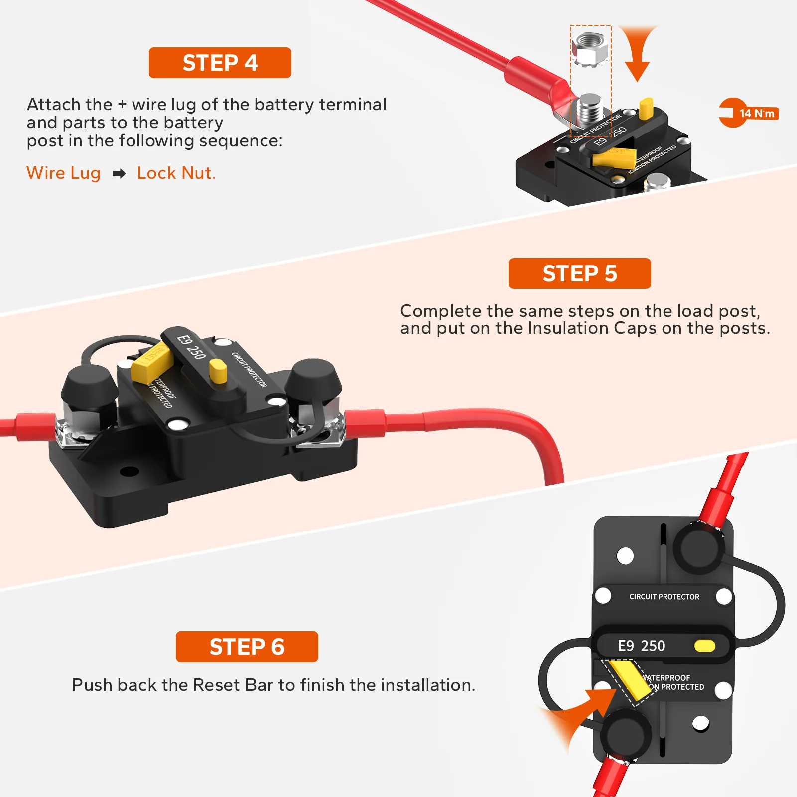 ✅Like New✅LiTime 250A Switchable Circuit Breaker for LiFePO4 Batteries